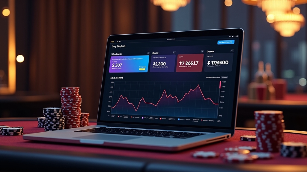 Dashboard di prelievo con limiti e costi evidenziati in un casinò elegante