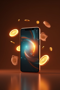 Smartphone con app casino Playoro